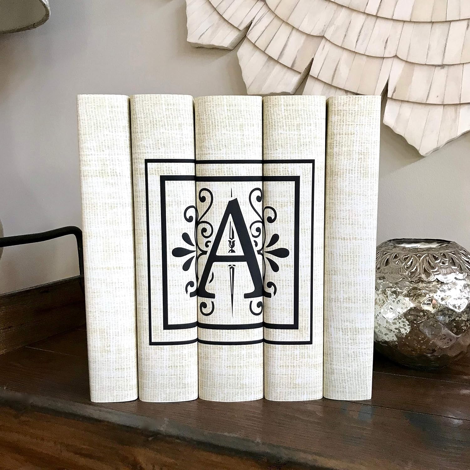 Amazon Com Monogram Decorative Books Personalized Custom Initial