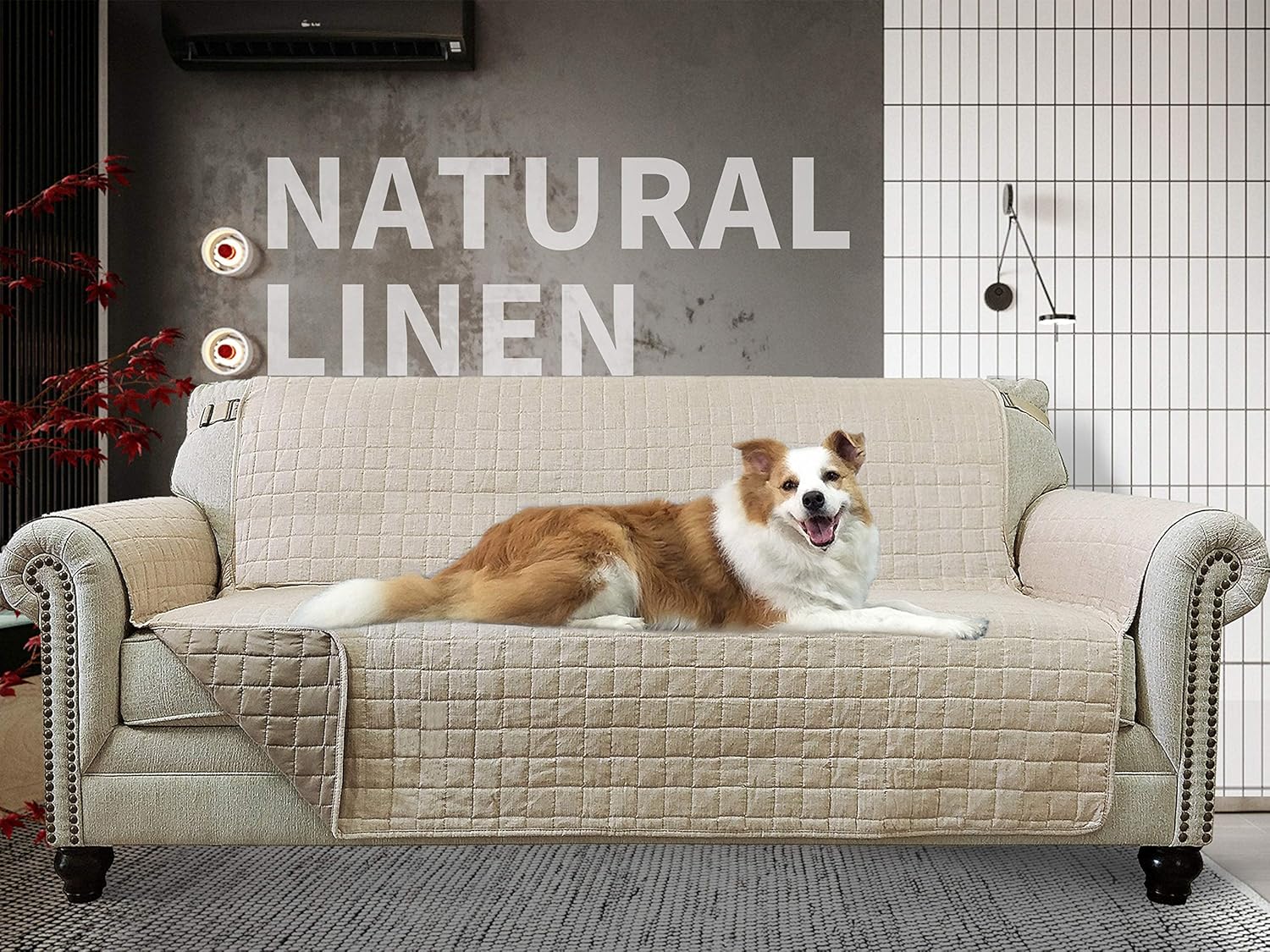 Best quilted reversible microfiber pet dog couch sofa furniture protector