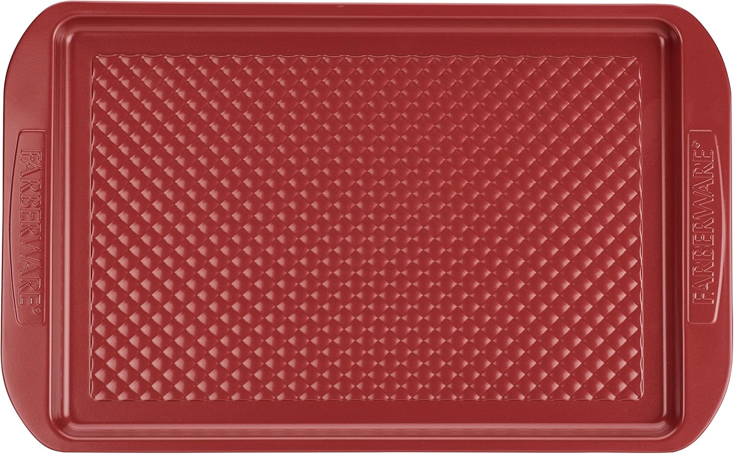 Farberware Nonstick Bakeware Set with Nonstick Cookie Sheet / Baking Sheet, Baking Pan and Cake Pans - 4 Piece, Red: Kitchen & Dining