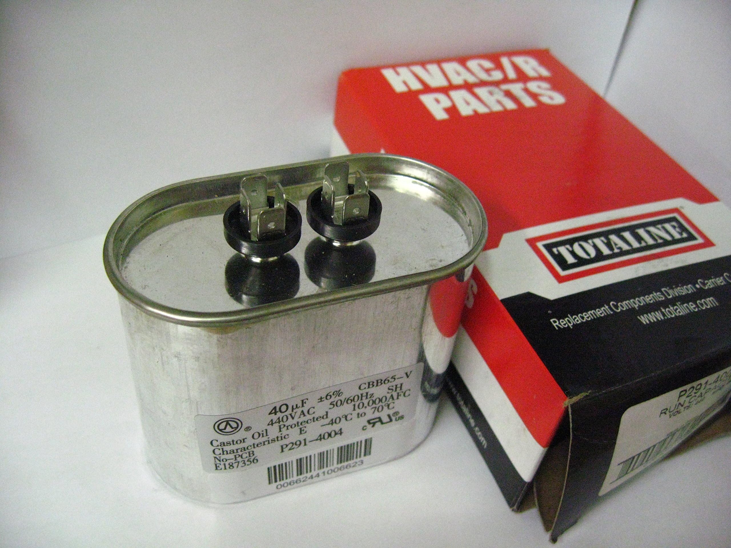 P291-4004 - 40 uf MFD 440 Volt VAC - Carrier Oval Run Capacitor Upgrade