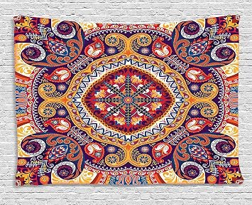 Superweicher Fleece Uberwurf Decke Paisley Arabisch Ornament