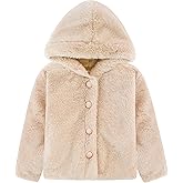 Lilax Girls Cozy Hooded Winter Faux Fur Jacket Coat