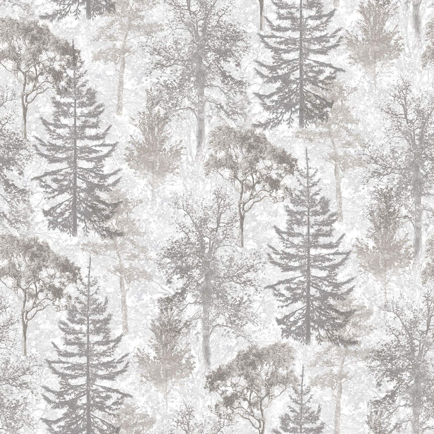 Galerie 7311 Evergreen Wallpaper, Grey