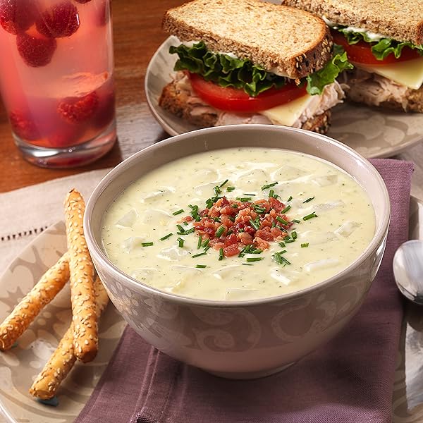 AUGASON FARMS CREAMY POTATO SOUP MIX CAN, EMERGENCY FOOD SUPPLY, EVERYDAY MEALS, 36 SERVINGS