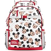 Simple Modern Disney Mickey Mouse Kids Backpack for School Girls Boys | 12L | Fletcher Mickey Mouse Bookbag, School Backpack for Toddler, Preschool, Kindergarten | Fits Lunch Box, Cute | Medium