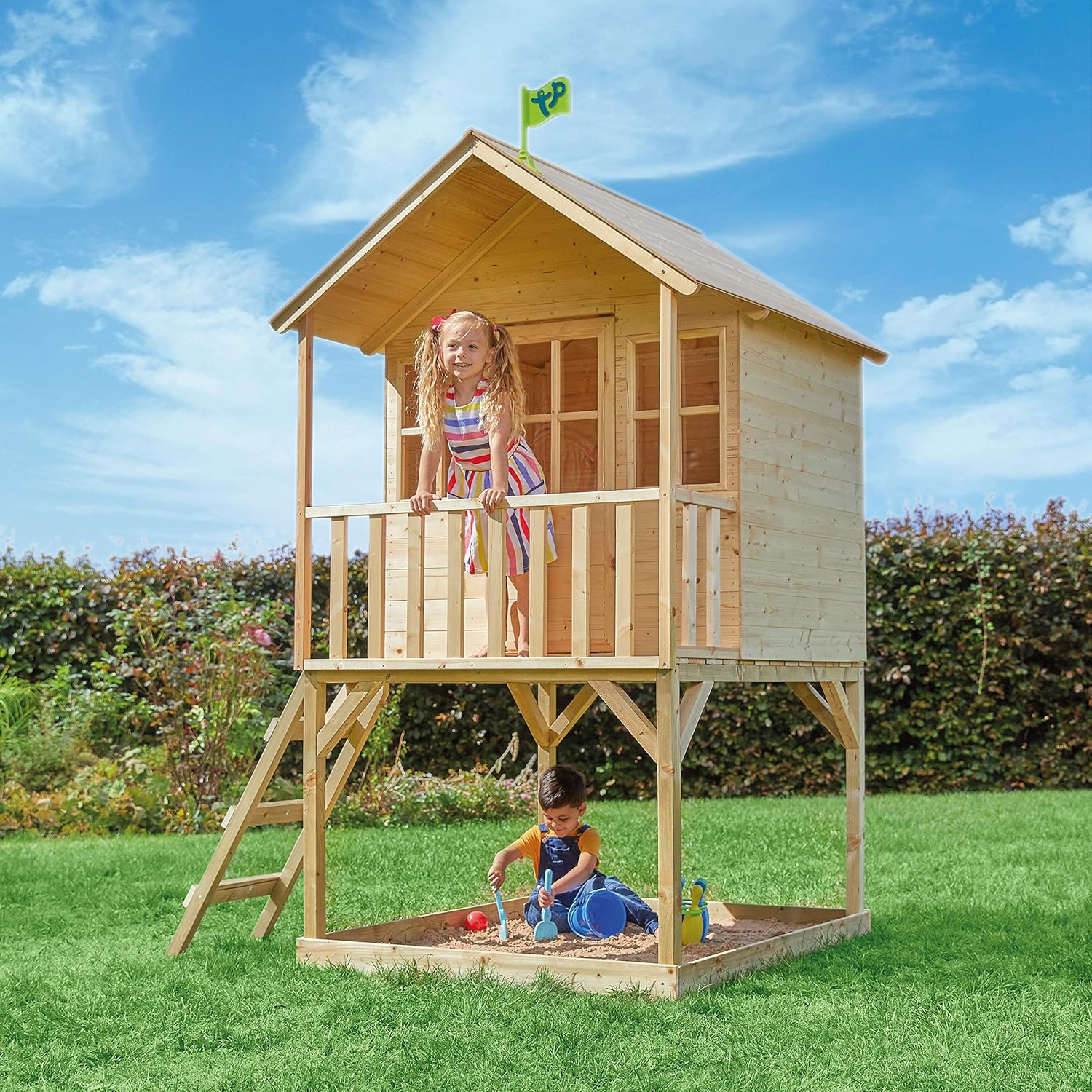 tp treetops wooden tower playhouse