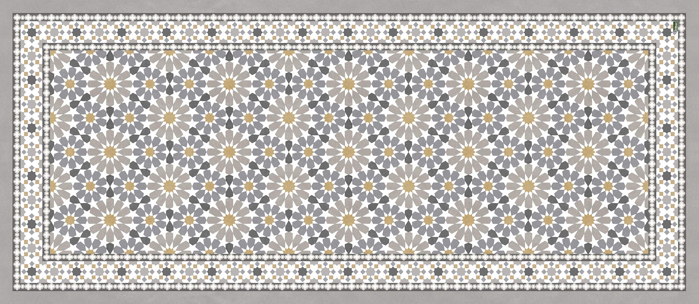 Vilber NADOR DU 01 78 x 180 Carpet, Vinyl, Multi-Colour, 78 x 180 x 0.22 cm โ image 1