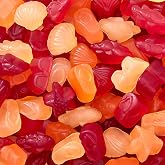 Tropical Fruit Jelly Candy Mix, Dye Free Candy, Vegan Gummies, 1 Lb Bag | Naturally Flavored, Real Fruit Puree, Assorted Flavors