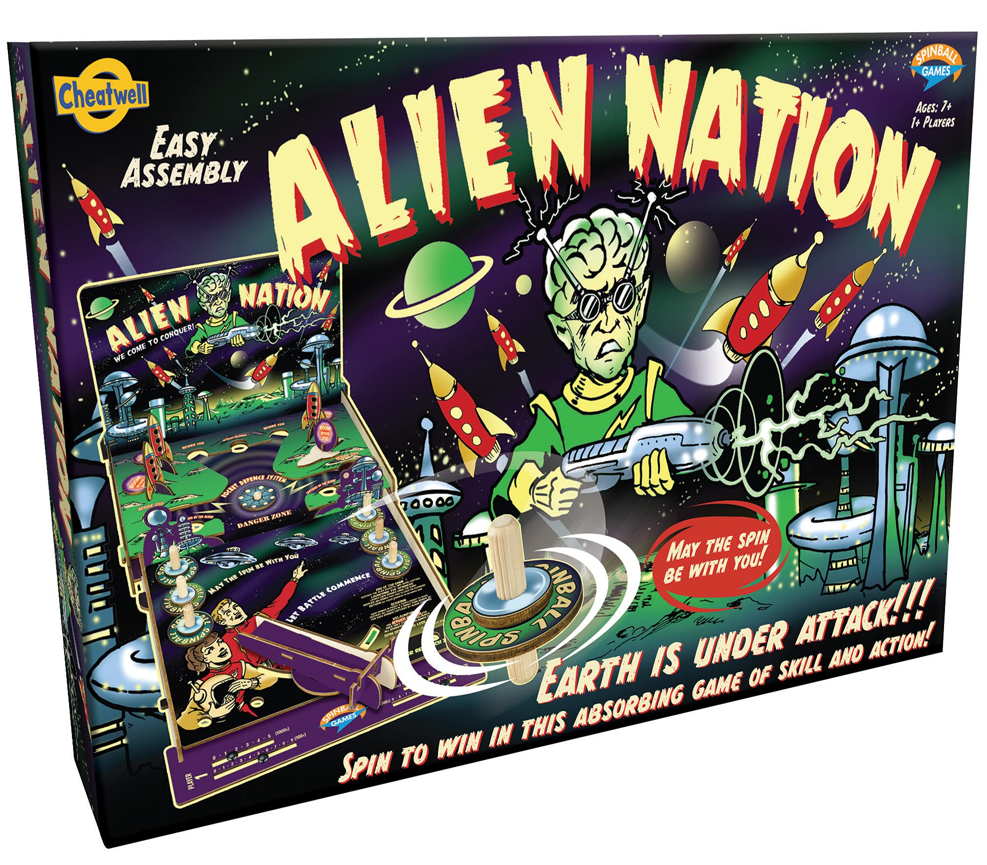 Cheatwell Games Alien Nation Spinball