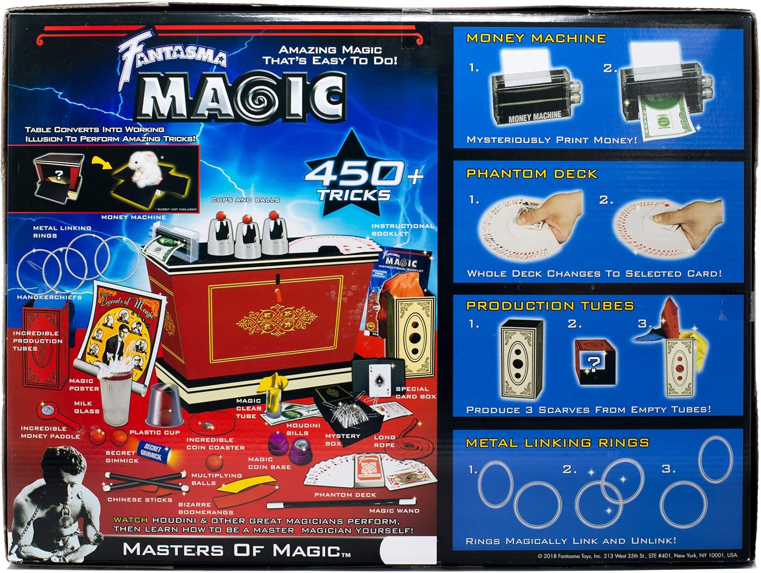 Fantasma Masters of Magic Set - Starter Magic Kit for Kids and Adults - Learn 450+ Magic Tricks - Boys and Girls Ages 8 and Older: Toys & Games