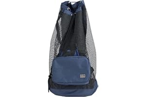 PACMAXI Scuba Diving Bag, Oversized Mesh Scuba Diving Backpack for Snorkeling Gear & Equipment, Holds Mask, Fins, Snorkel