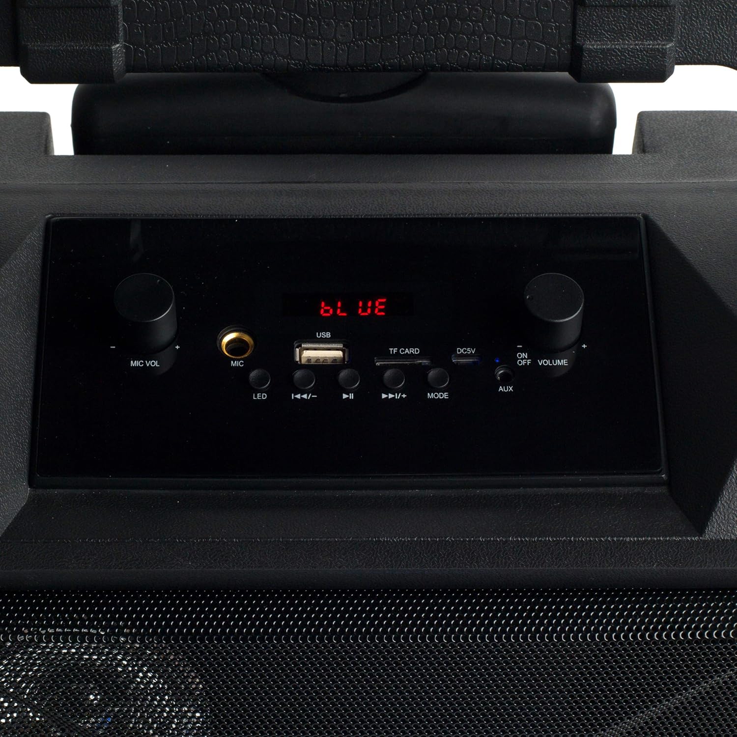 tailgate speaker with microphone