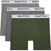 Nautica Men's Stretch Performance 3-Pack Boxer Briefs