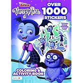 Vampirina Disney Jr Sticker Book Bendon 44257, Multicolor | Vampirina Sticker Activity Book for Kids - 1000+ Disney Vampirina Stickers, Coloring and Activity Pages, More