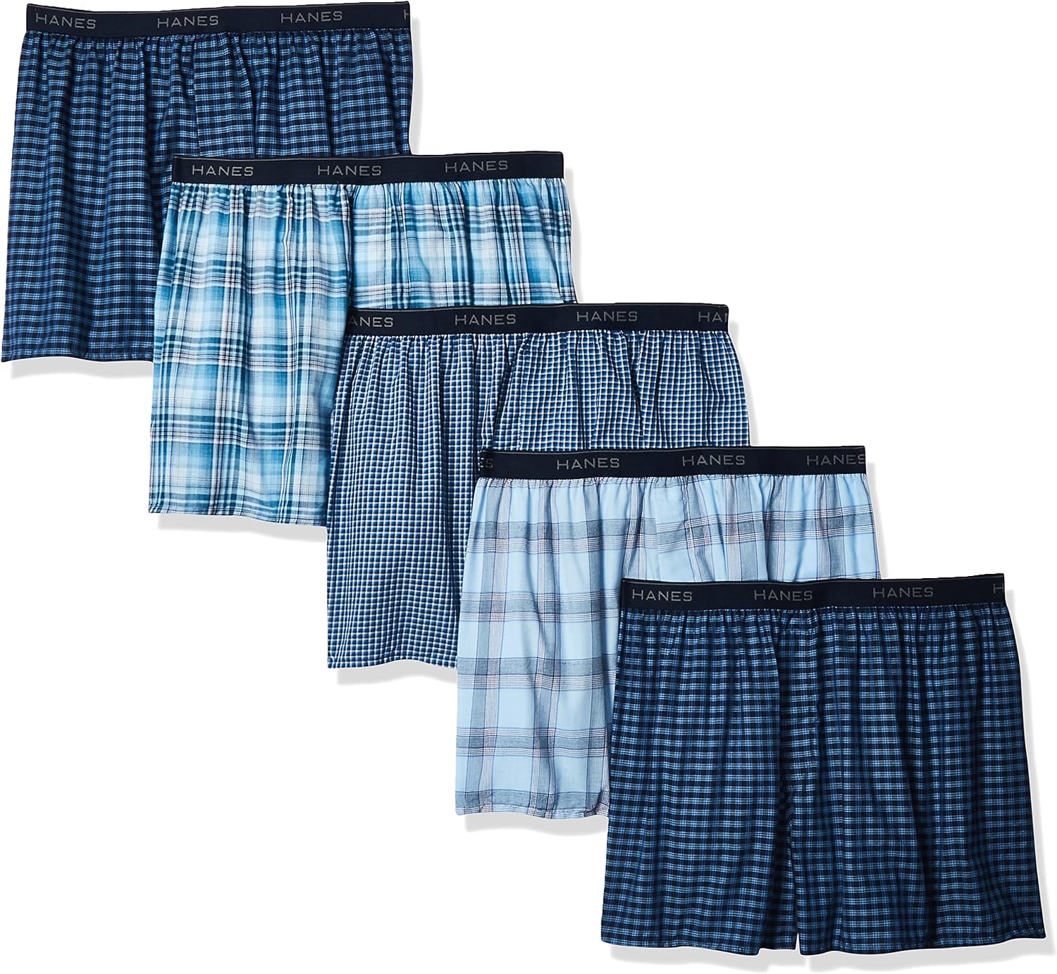 Hanes Ultimate Men's Tagless Boxer with Exposed Waistband – Multiple Packs Available at  Men’s Clothing store