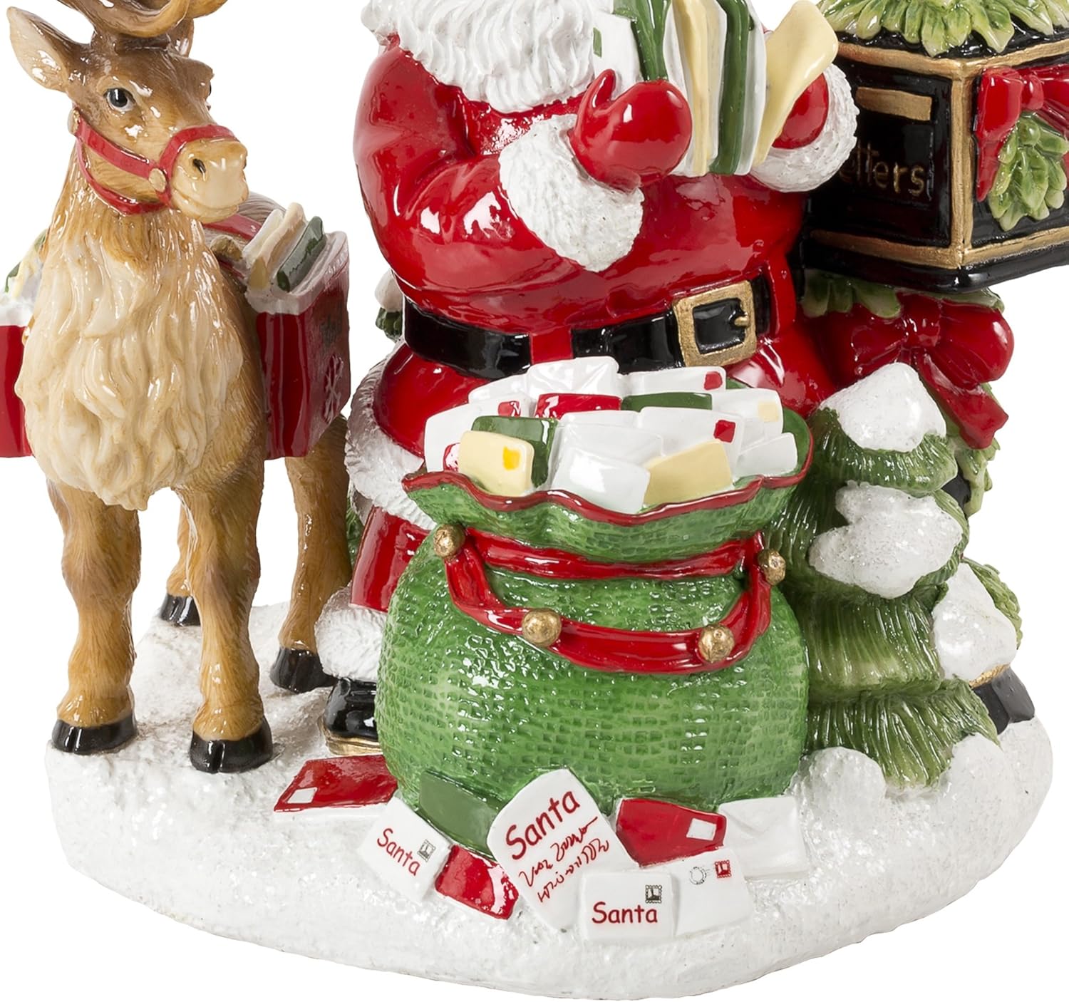 Amazon Com Letters To Santa Collection Jingle Bells Musical Figurine Home Kitchen