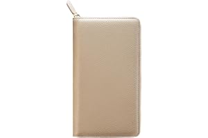 Ox Knight Zipper Leather Cover for Hobonichi Weeks/Weeks Mega - with Pen Loop, Card Slots, and Back Pocket