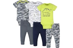 Onesies Brand Unisex Baby 3 Outfit Bundle Mix Match Newborn to 12m Pants Set