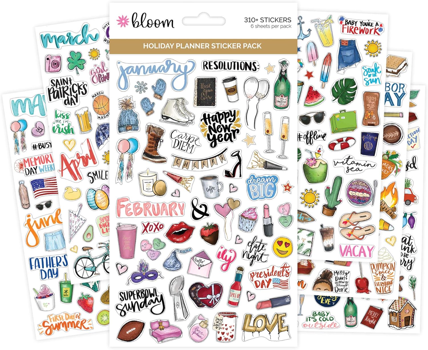 Best Summer Theme Desk Calendar