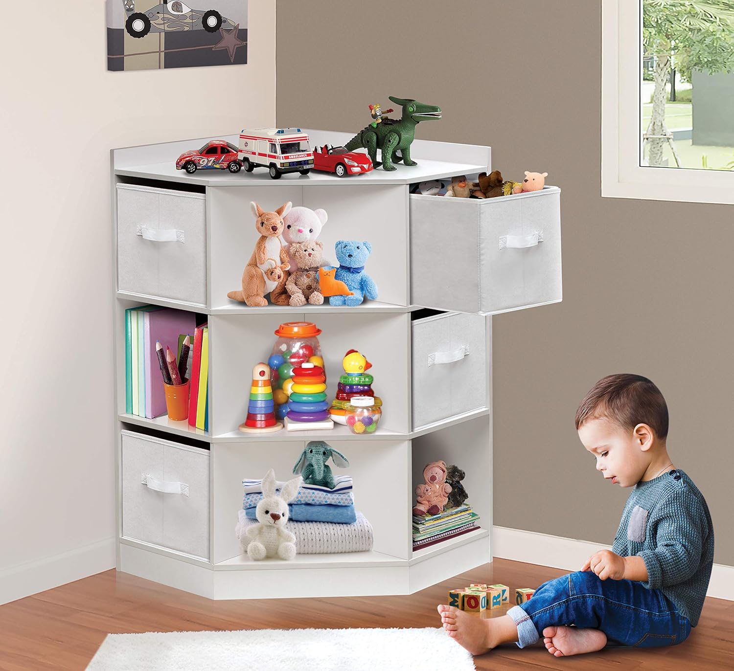 toy basket storage unit