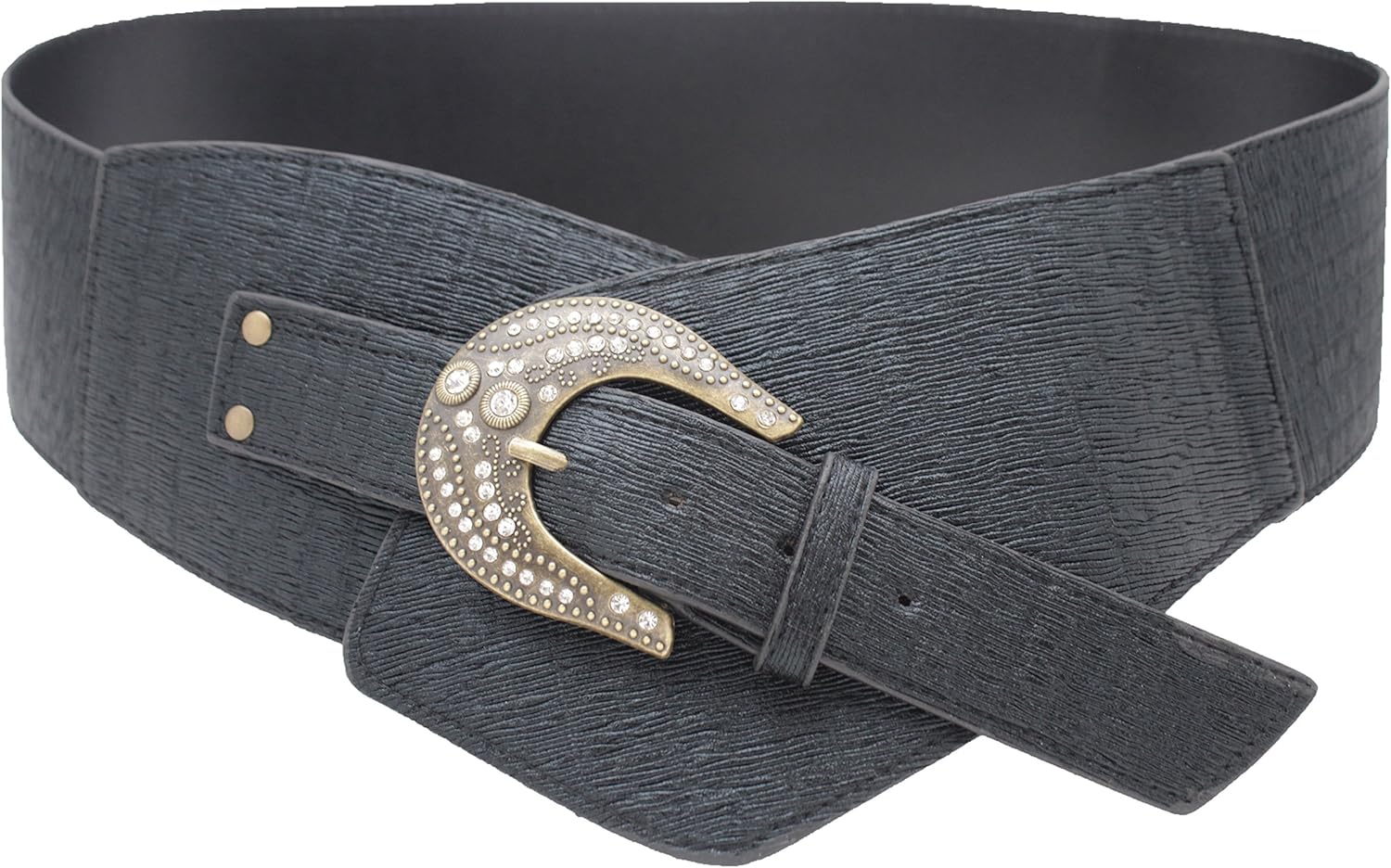 black western style belt