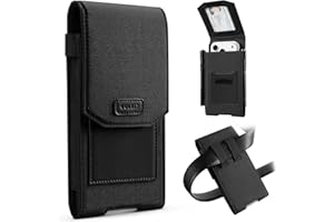 VULKIT Phone Holster Fits iPhone Series, Galaxy Series, Moto, Universal-Fitted, with ID Window & Pen Slot, Heavy Duty Nylon P