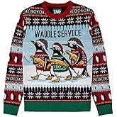 The Ugly Sweater Co. Ugly Christmas Sweater for Holiday Fun Tacky Unisex Design, Perfect Snug Fit Breathable Crewneck