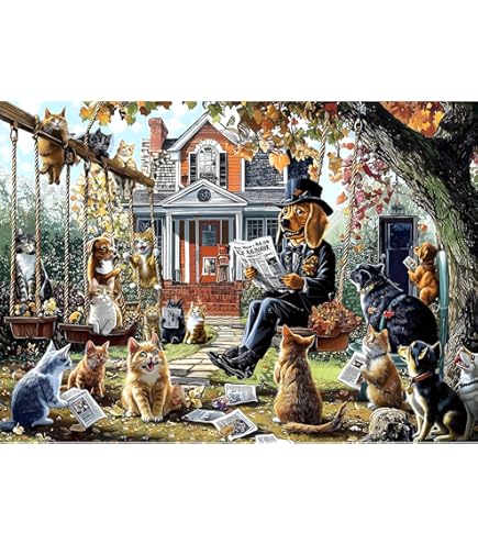 Amazon.com: TGSC | Art Deco - The Arrival 1000 Piece Jigsaw