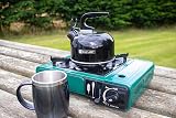 Valiant Fun 1L Portable Camping Whistling Kettle Blue view 5