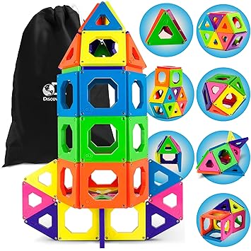 discovery magnetic blocks 51 piece set