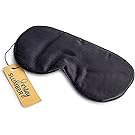 Jersey Slumber 100% Silk Sleep Mask for A Full Night's Sleep | Comfortable & Super Soft Eye Mask with Adjustable Strap | Works with Every Nap Position | Ultimate Sleeping Aid/Blindfold, Blocks Light