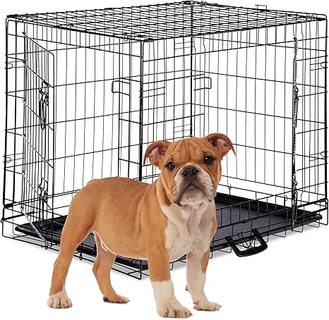 Amazon Com Relaxdays Dog Cage Folding Transport Crate Whelping