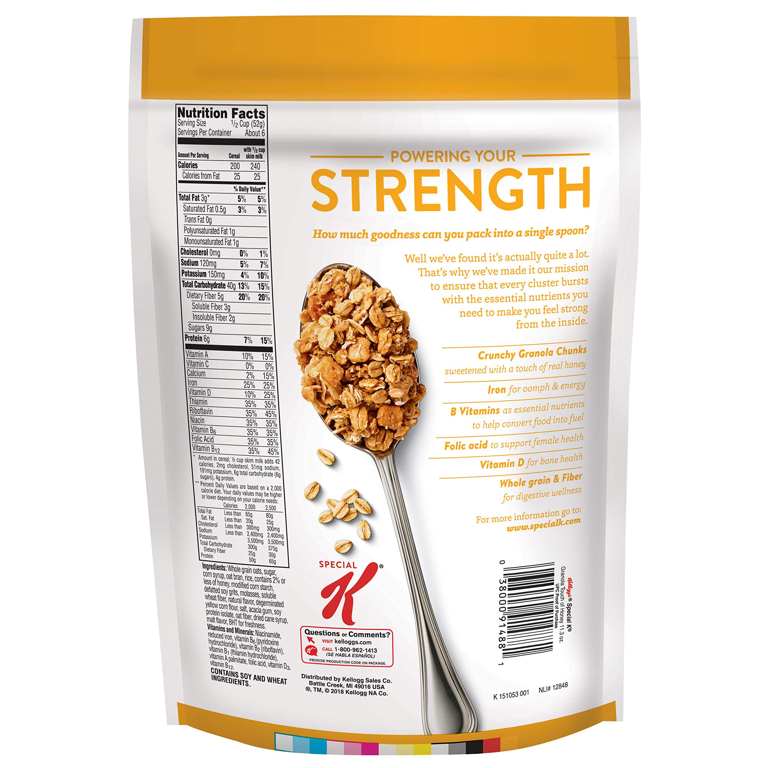 Kellogg's Special K, Granola, Touch of Honey, Breakfast Cereal, Low Fat