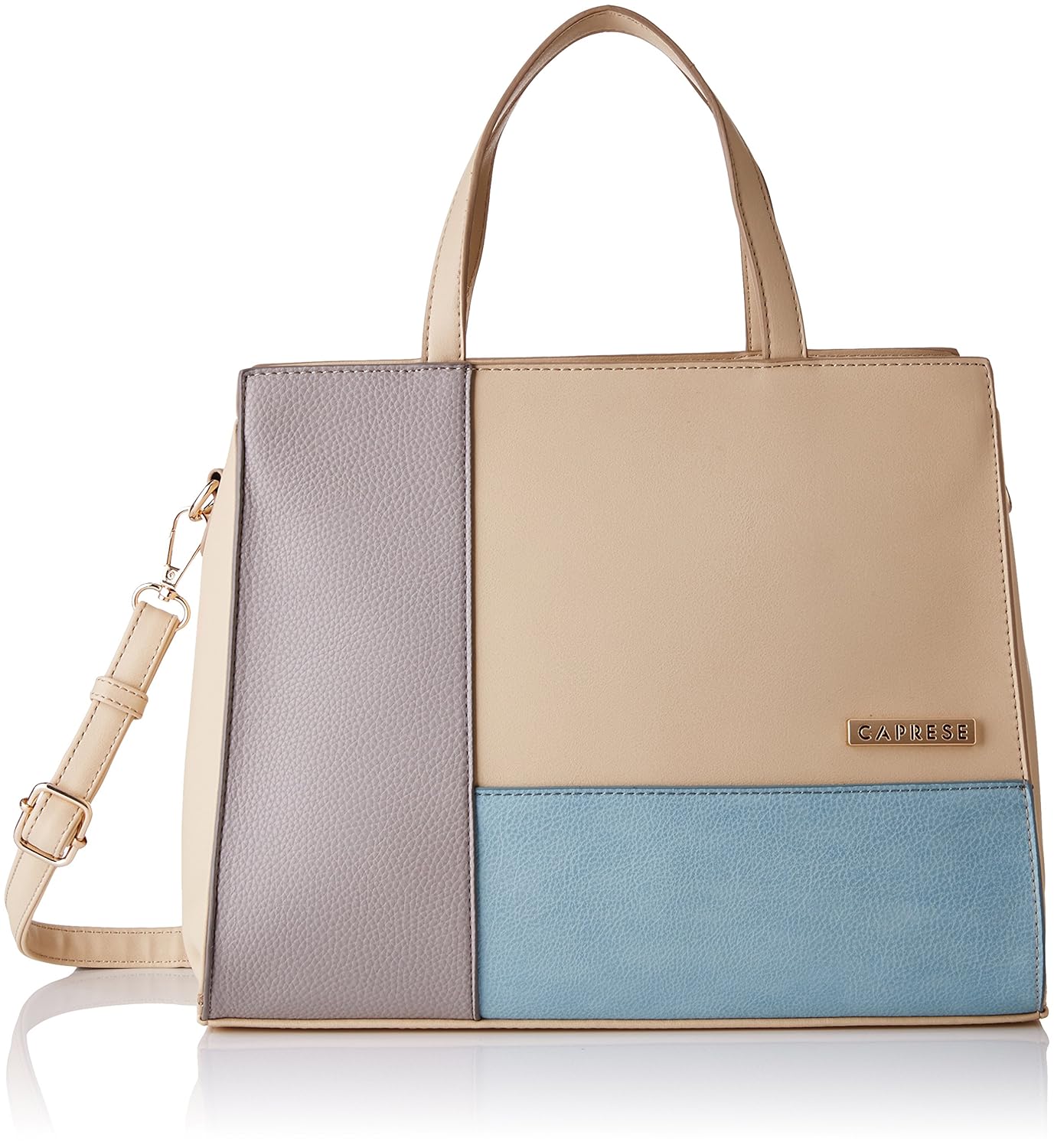 caprese tyler women's satchel (off white) ()