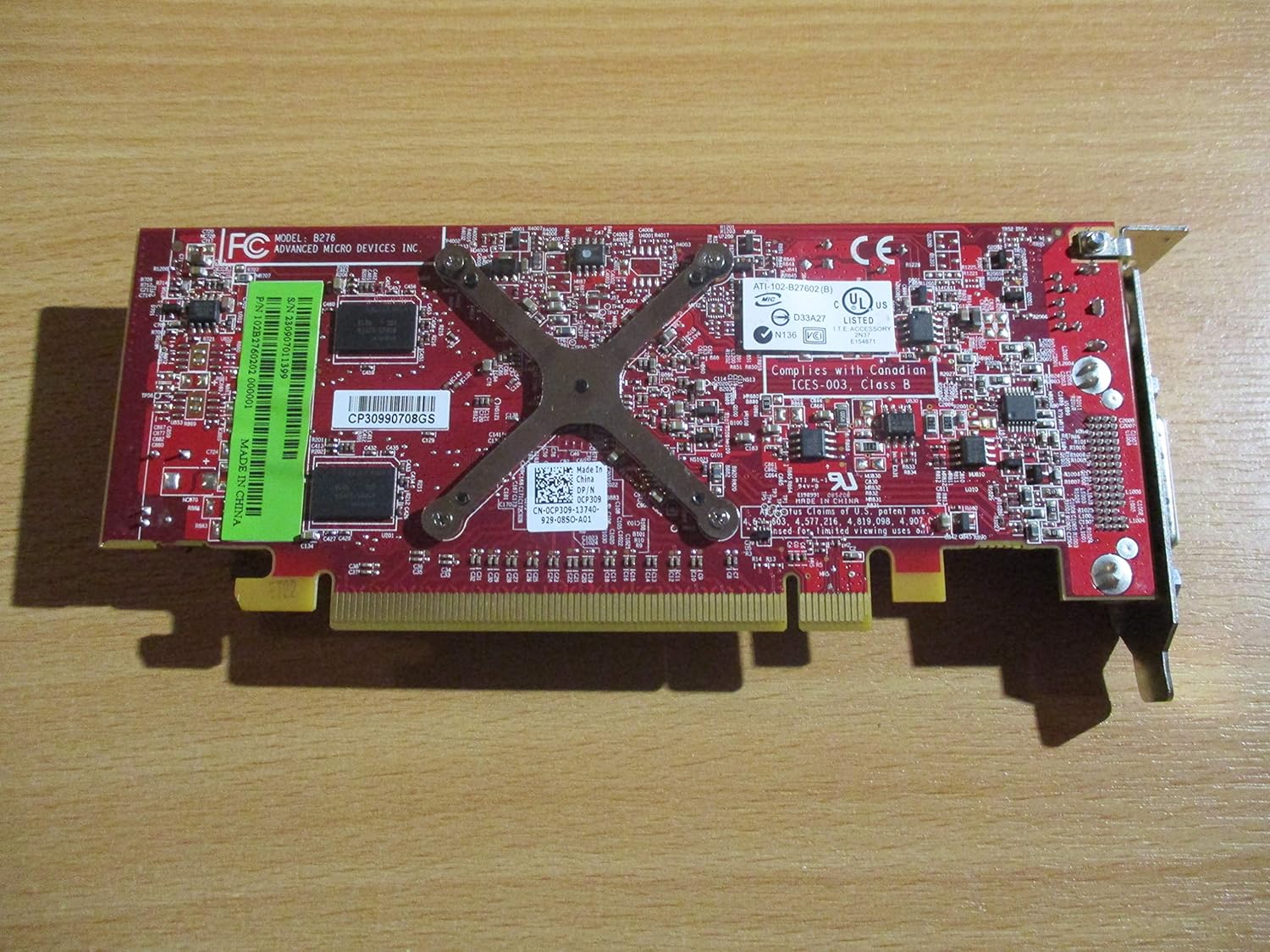 Informatique Composants et pièces de remplacement Dell 0 cp309 ATI Radeon  HD2400 x T DMS-59 PCI-E DDR2 256 Mo Vidéo Graphics Card B276  centromotorsa.com.ar