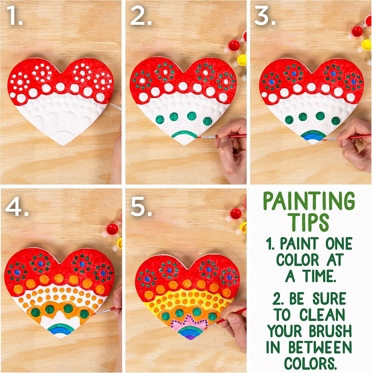 CREATIVE ROOTS Paint Your Own Flower Stepping Stone by Horizon Group USA Toy, Assorted: Toys & Games