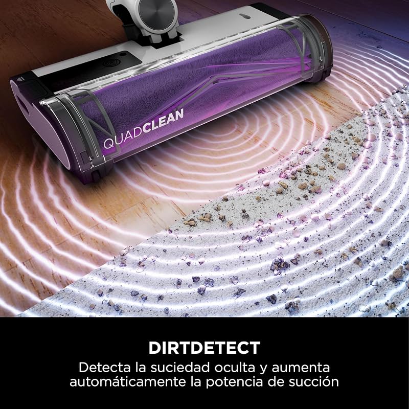 Aspirador Detect Clean & Empty sem fios e sem saco, tecnologia de deteção de sujidade e base auto-esvaziante de 2 l, autonomia em 60 min, Anti Hair Wrap e bico e escova estreitos, branco, IW3613EUT