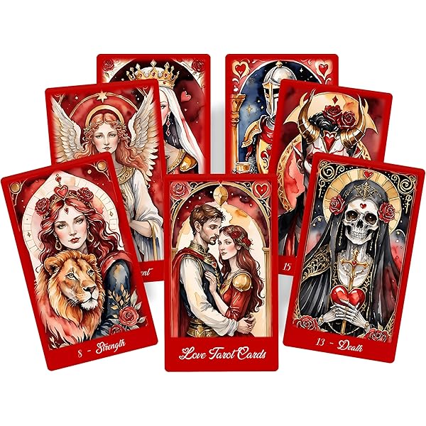 Valentine's Day Tarot | Vintage Love-Themed Tarot Deck | Romantic