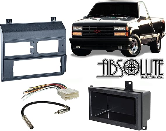 Stereo Install Dash Kit Chevy Pickup 88 89 90 91 92 93
