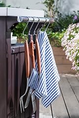 Keter Grande BBQ Side Table Brown 183L Storage Heavy Duty PVC Outdoor Kitchen view 4