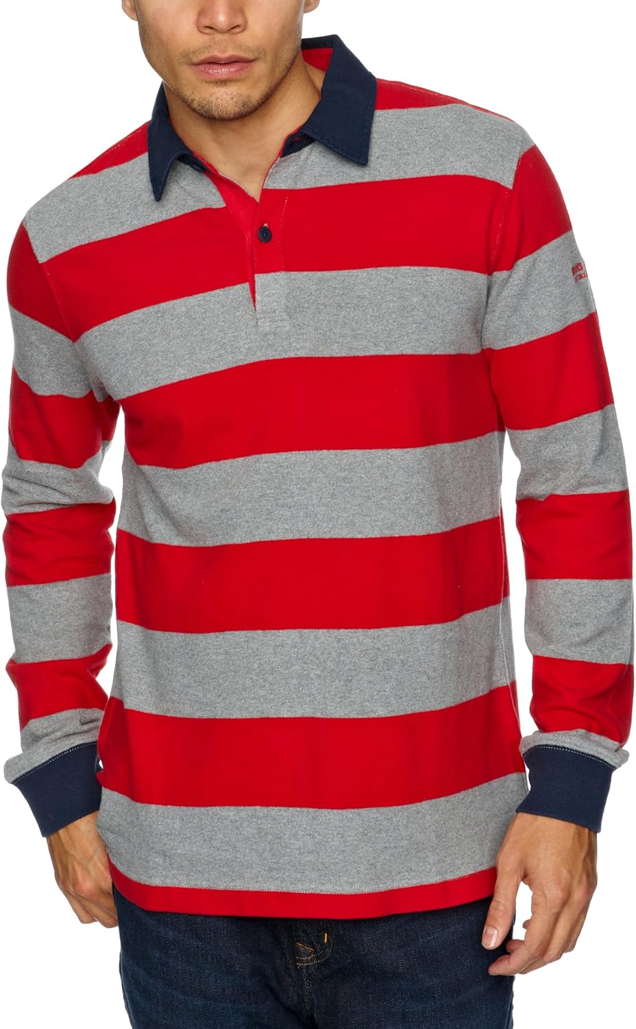 Brooks Brothers Rugby Polo Shirt Men's Shirt Red Medium Amazon.co.uk