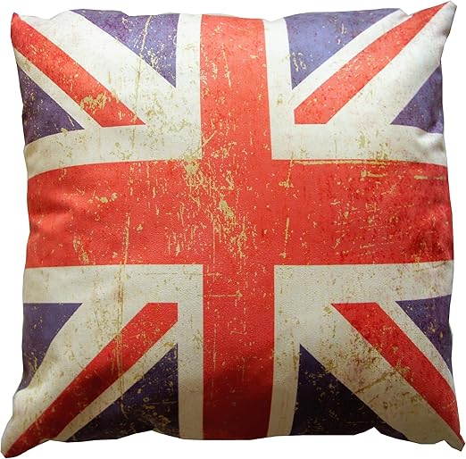 Amazon Com British Flag Union Jack Pillow Home Kitchen