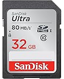 SanDisk 32GB Ultra Class 10 SDHC UHS-I Memory Card Up to 80MB, Grey/Black (SDSDUNC-032G-GN6IN)