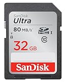 SanDisk SDSDUNC-032G-GN6IN Ultra Tarjeta de memoria SDHC de 32 GB (hasta 80 MB/s, Clase 10)