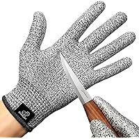 BeaverCraft Wood Carving Gloves CRG - Cutting Cut Resistant Gloves Level 5 for Whittling, Woodworking, Food Prep