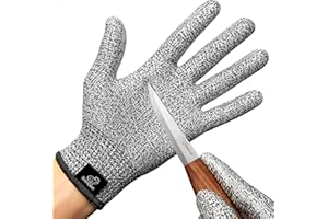 BeaverCraft Wood Carving Gloves CRG - Cutting Cut Resistant Gloves Level 5 for Whittling, Woodworking, Food Prep