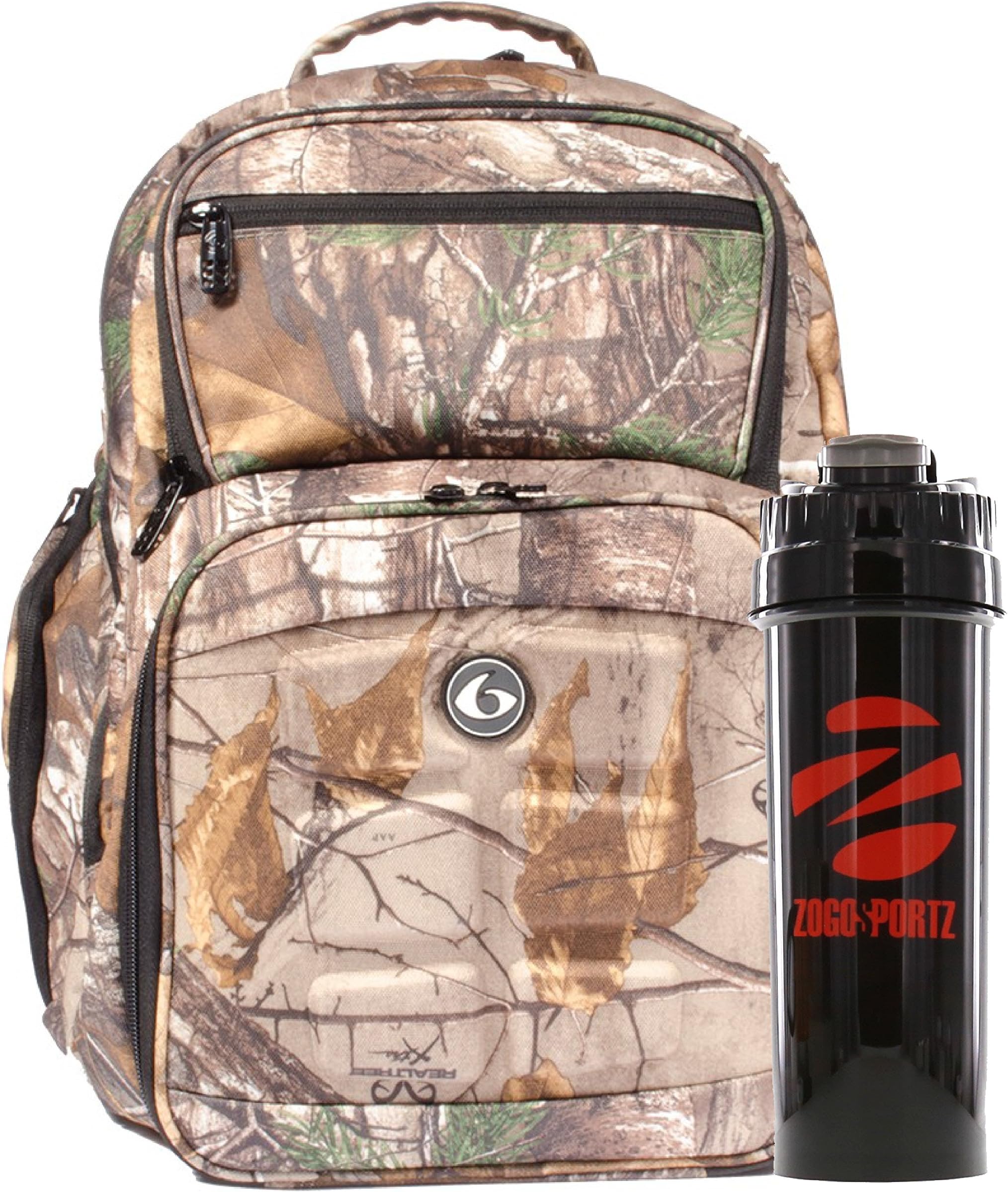 6 Pack Fitness Expedition Backpack 3 Meal Management System (RealTree Camo)