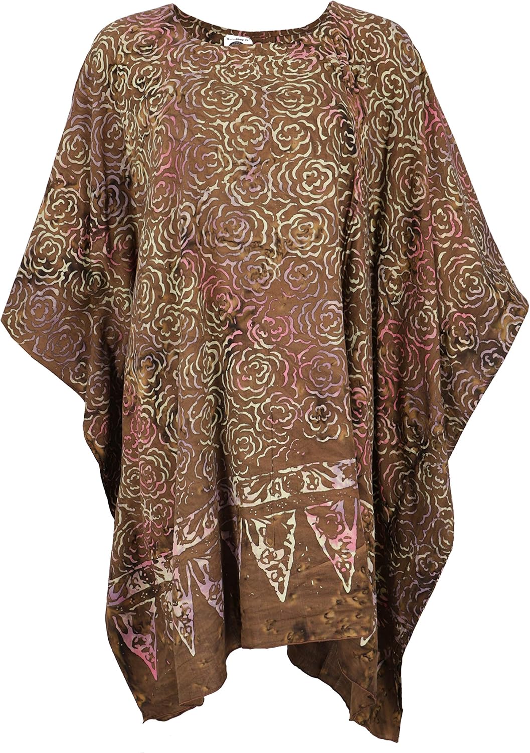 GURU SHOP Hippie Poncho Damen - Bestickte Tunika Für Strand & Urlaub