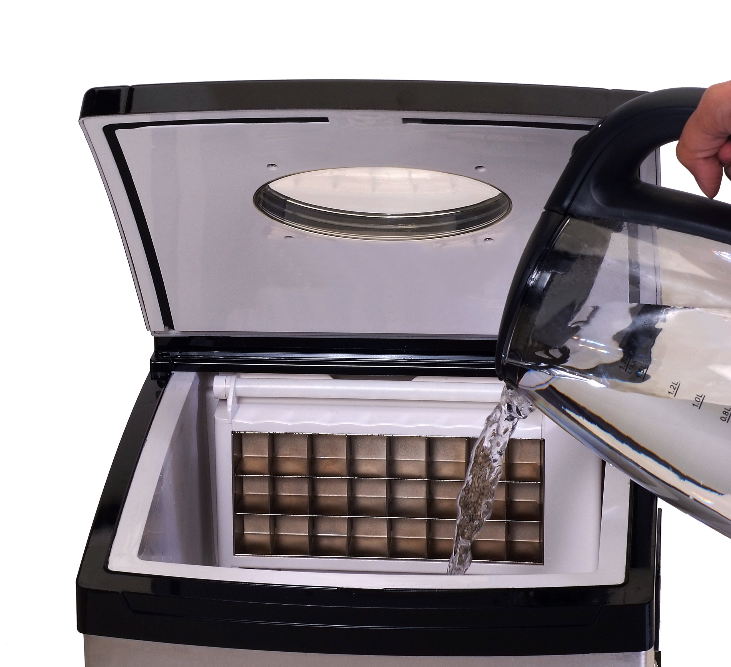 Galleon MaxiMatic MIM5802 Mr Freeze Portable Ice Maker, Stainless Steel