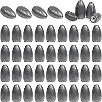 Nako Tungsten Weights 16-Piece Tungsten Worm Weight Set 1/8oz To